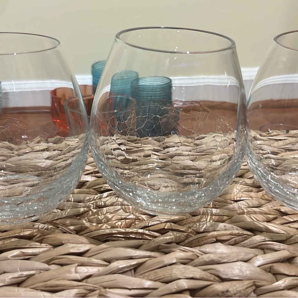 Elegant Clear Glass Tumblers